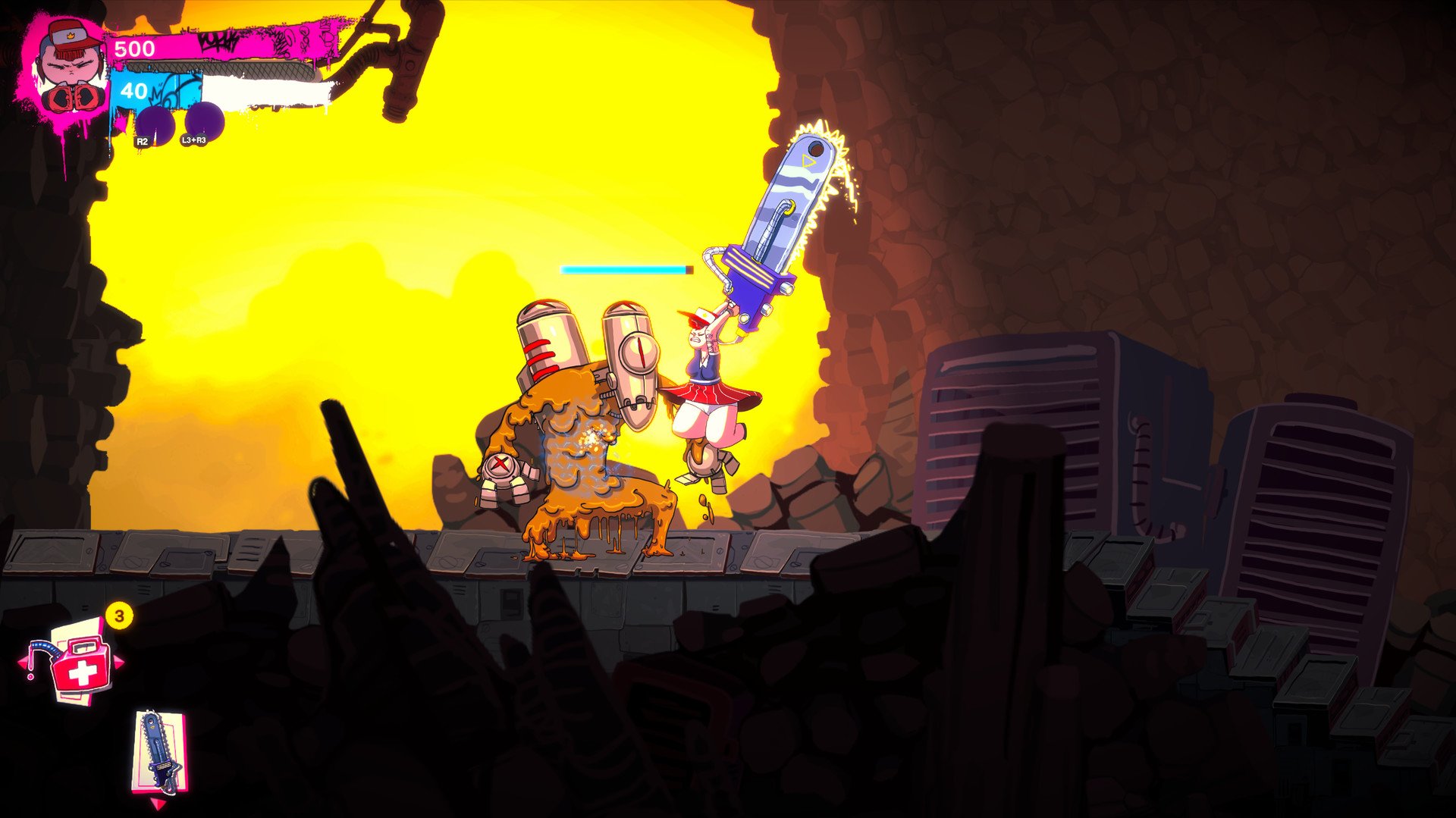 #
      ‘Techno-pop-punk’ 2D hand-drawn Metroidvania game Cookie Cutter announced for PC