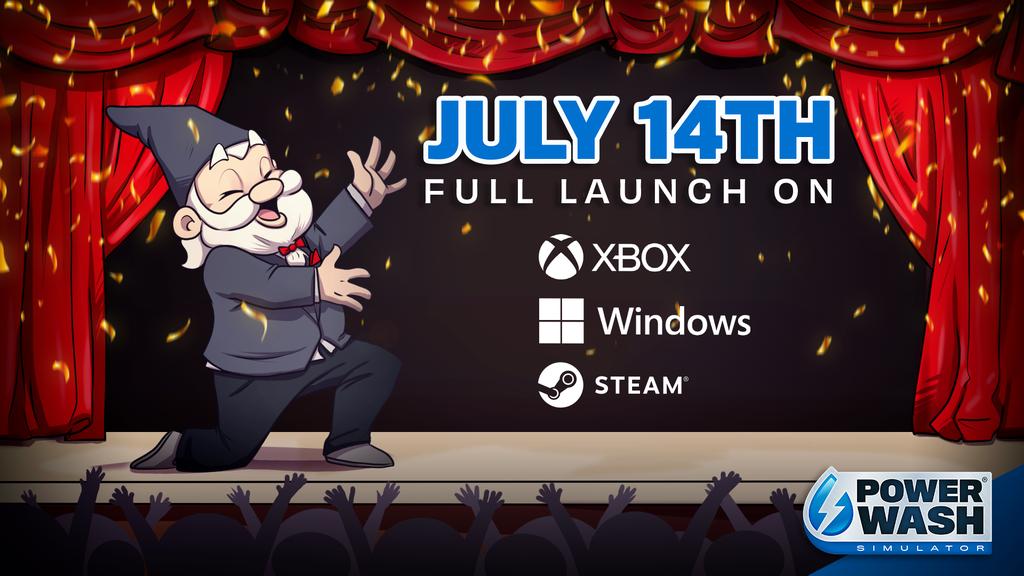 Power Wash Simulator Coming to Game Pass and STEAM on July 14