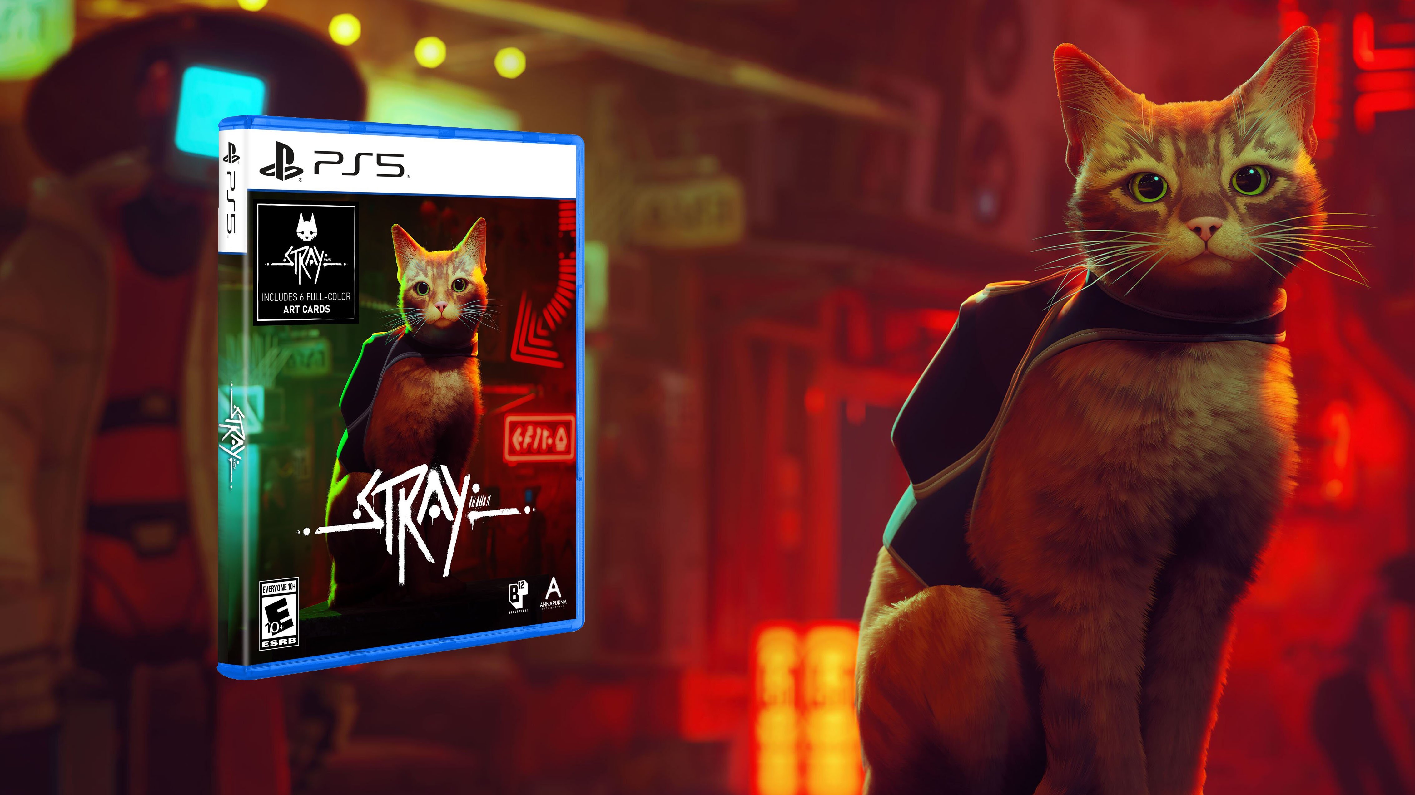 STRAY (Playstation 5) PS5 - CAT GAME! - ***BRAND NEW FACTORY SEALED***