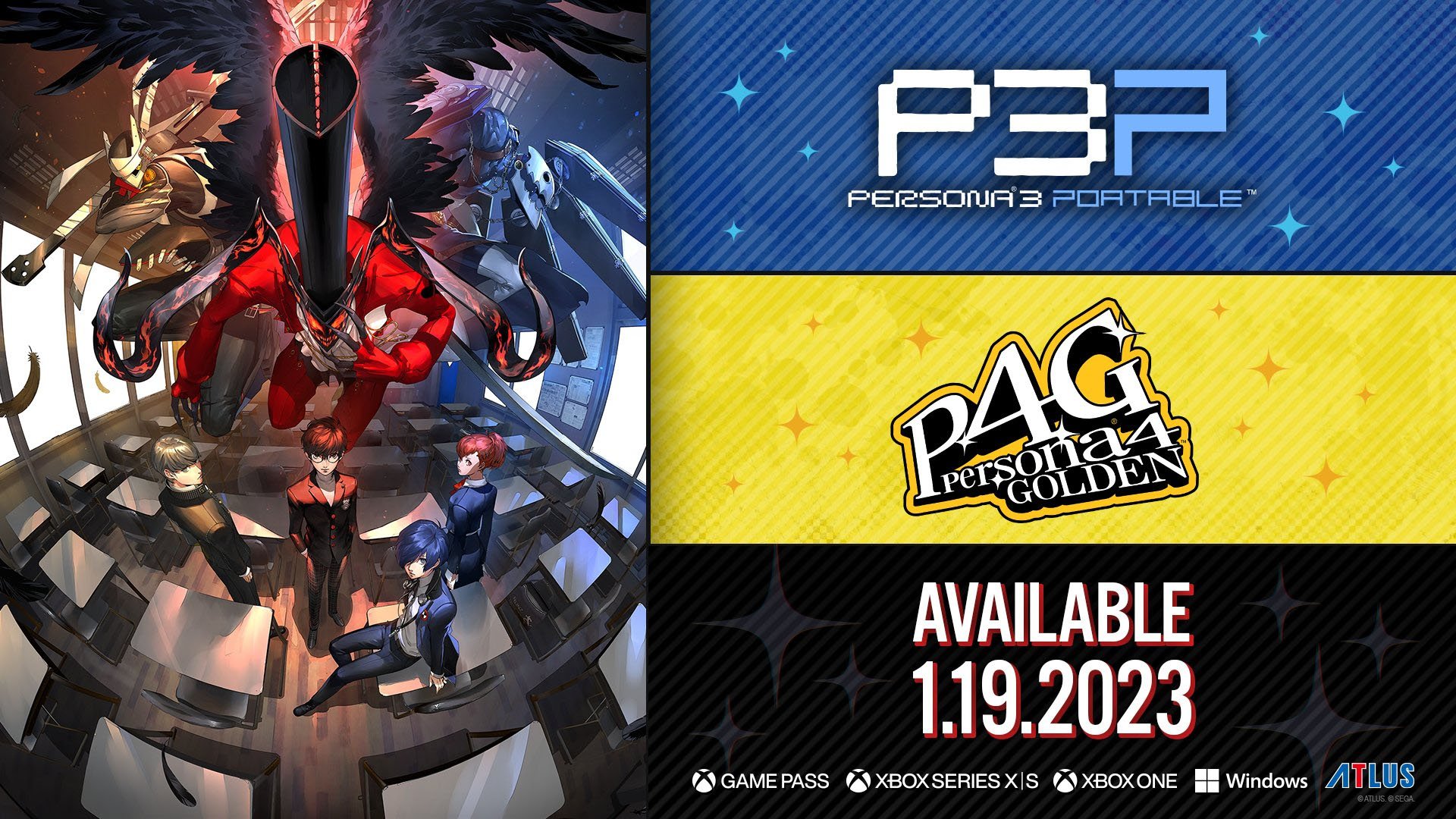 Persona 5 Royal, Persona 4 Golden, and Persona 3 Portable Heading To Xbox,  PS5, and PC [UPDATE 2: Switch Too]