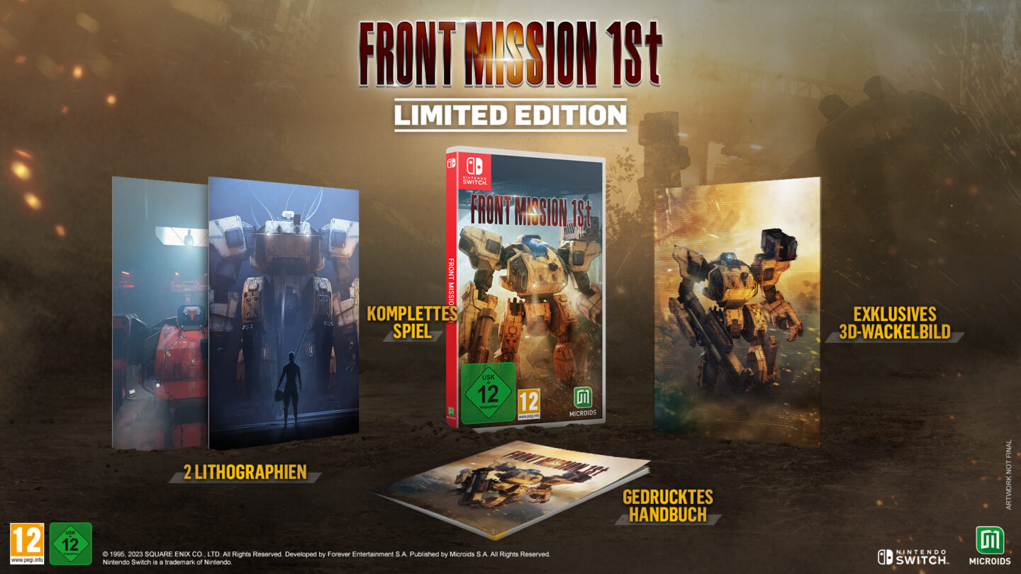 FRONT MISSION 1st: Remake physical limited edition launches this spring ...