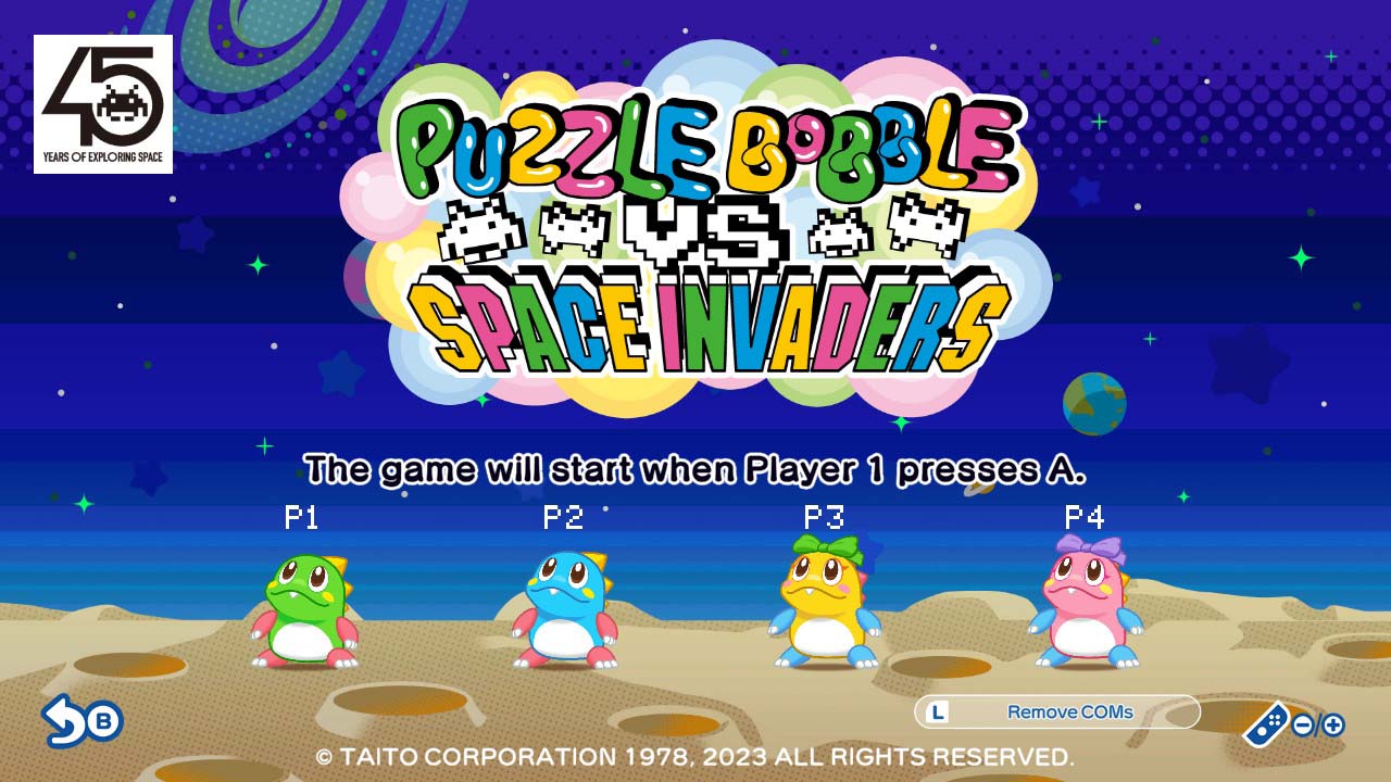 Puzzle Bobble Everybubble! incluirá o modo Puzzle Bobble vs. Space Invaders