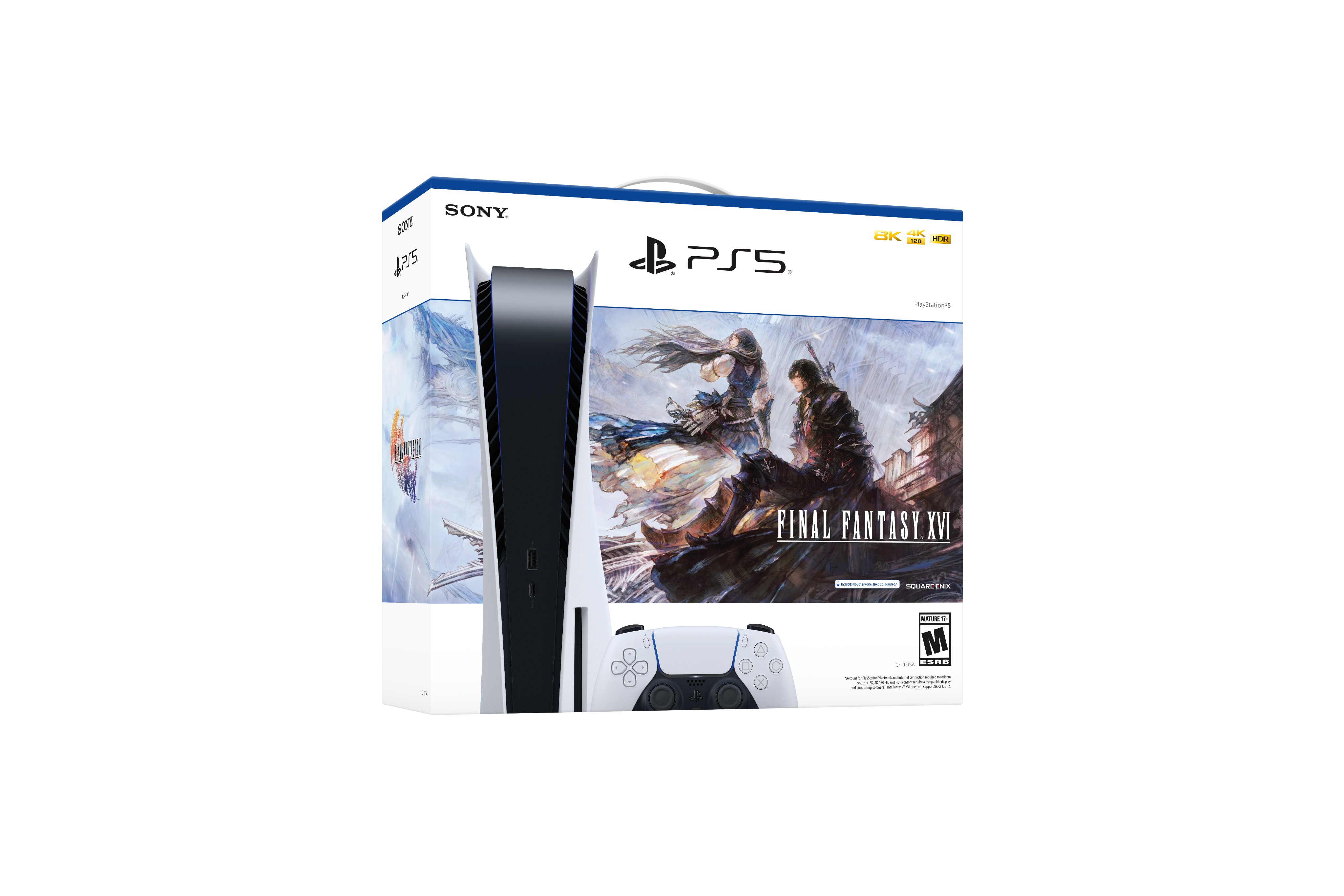 PS5 Final Fantasy XVI Bundle, limited edition DualSense Wireless 