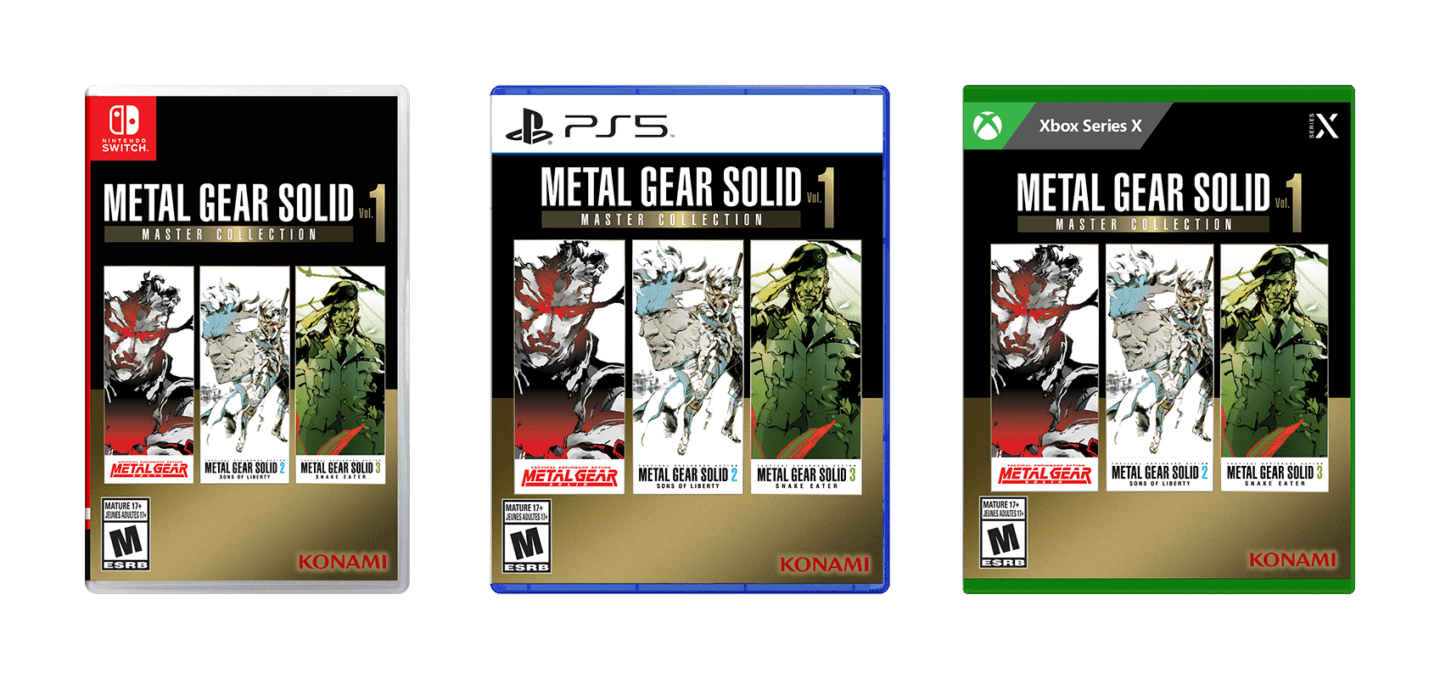 Metal Gear Solid Master Collection Vol 1 Launches October 24 For Ps5 Xbox Series Switch And 8096