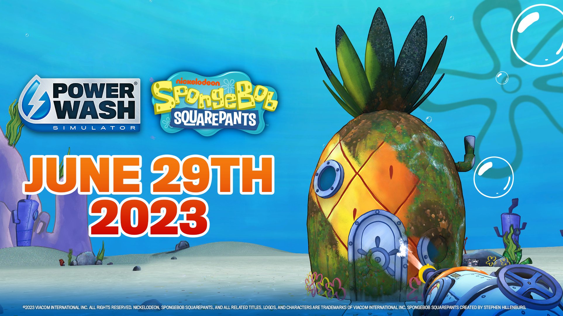 PowerWash Simulator DLC 'SpongeBob SquarePants Special Pack' announced -  Gematsu