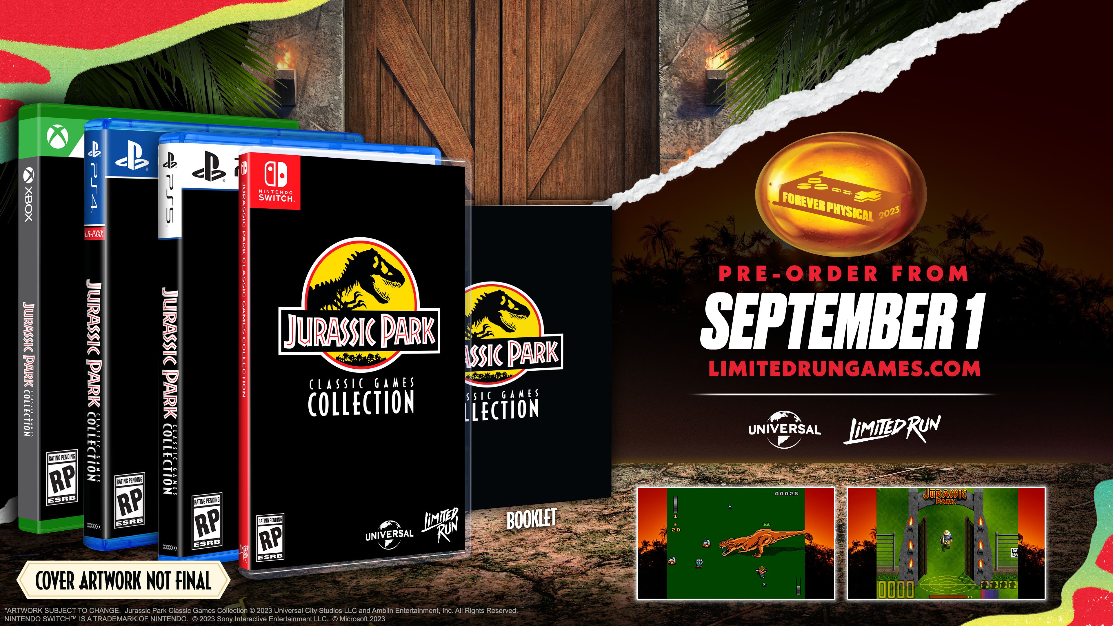 Jurassic Park Classic Games Collection announced for PS5, Xbox Series
