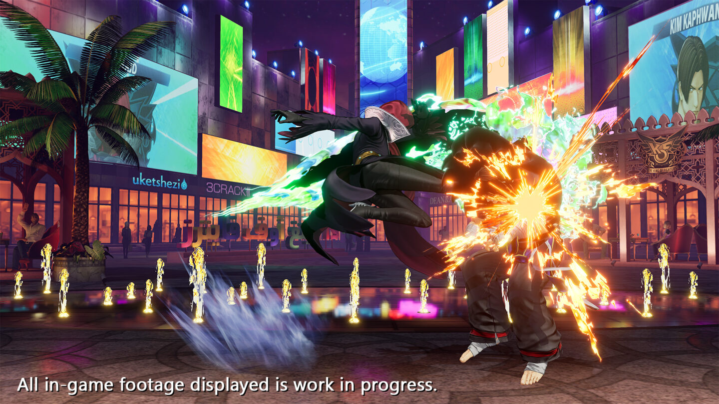 The King of Fighters XV DLC character Najd trailer, screenshots - Gematsu