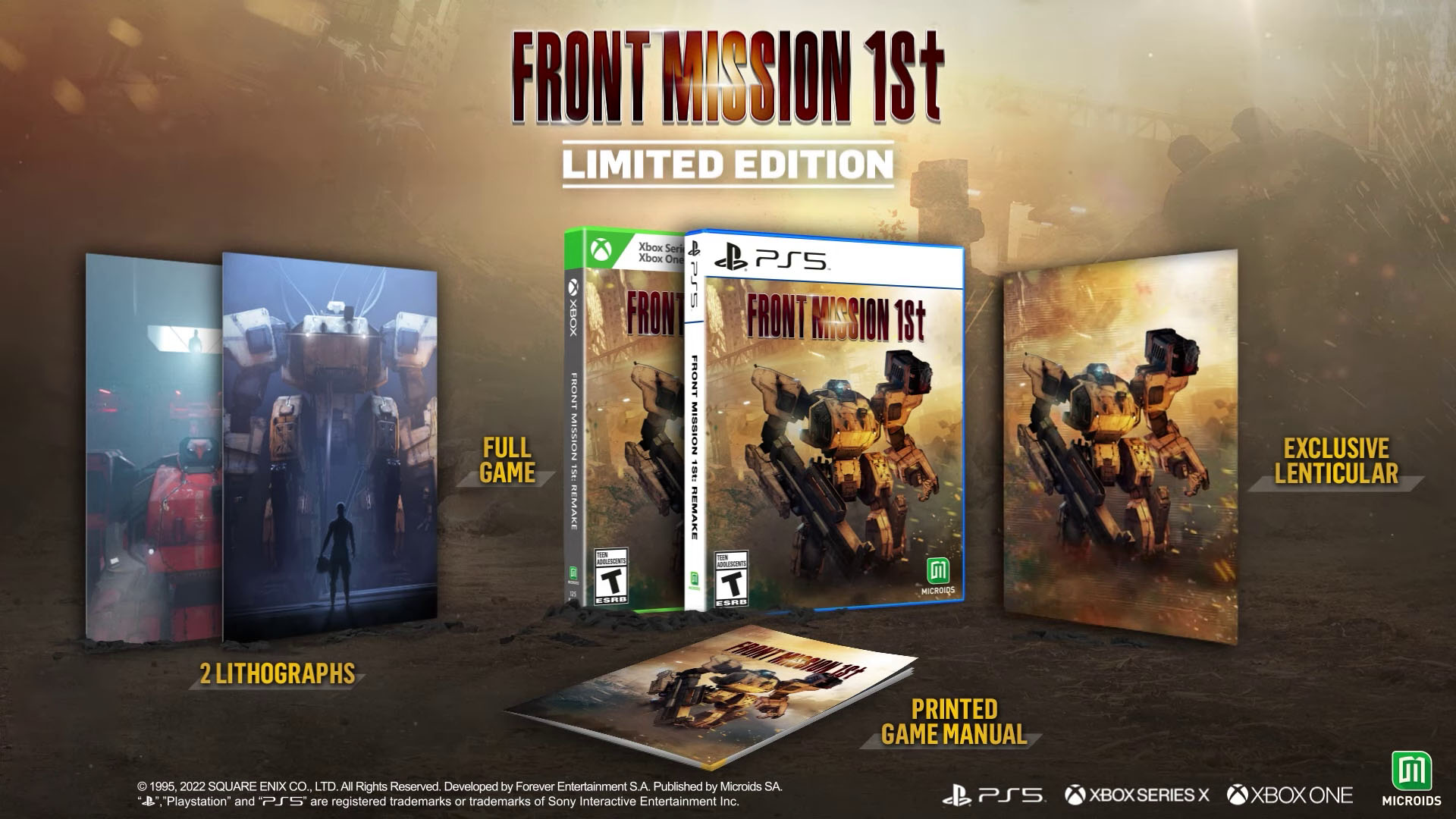 FRONT MISSION 1st: Remake physical limited edition for PS5, Xbox