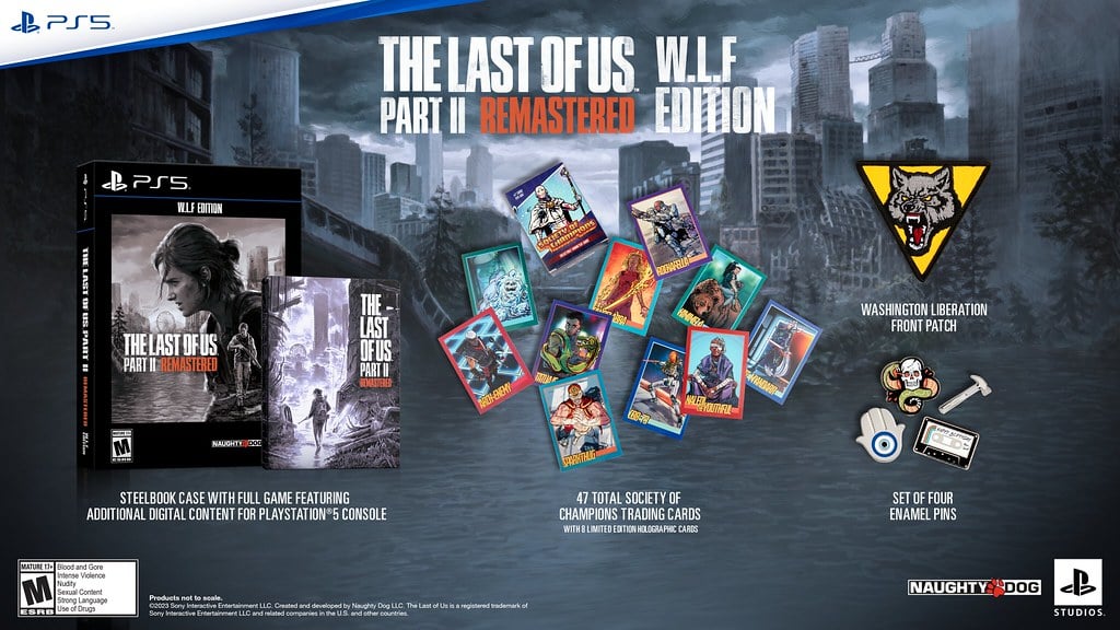 SONY PLAYSTION 3 4 5 PS3 PS4 PS5 THE LAST OF US Ⅰ Ⅱ Remasterd set