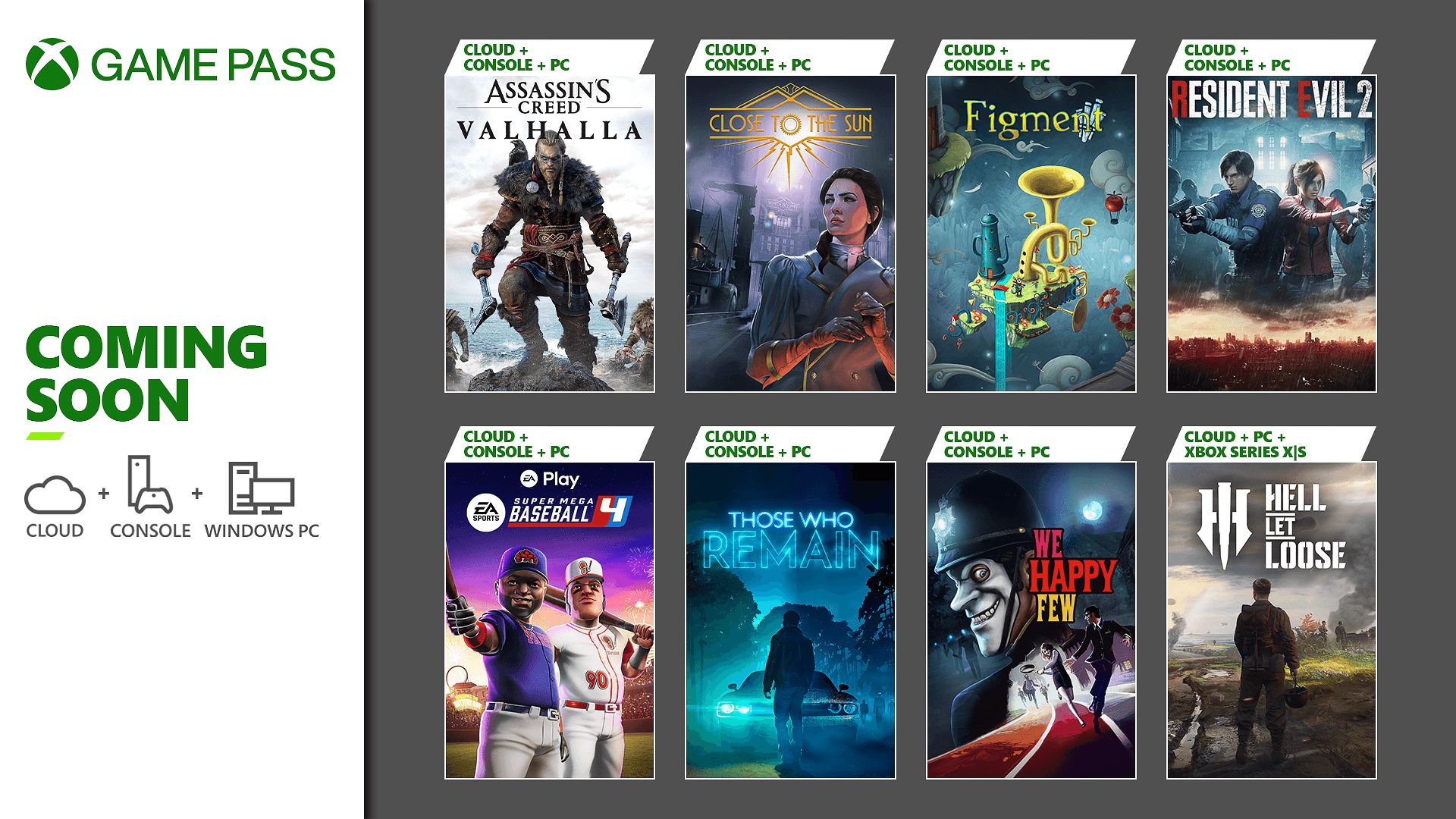Xbox Game Pass adds Hell Let Loose, Assassin's Creed Valhalla, We Happy  Few, and more in early January - Gematsu