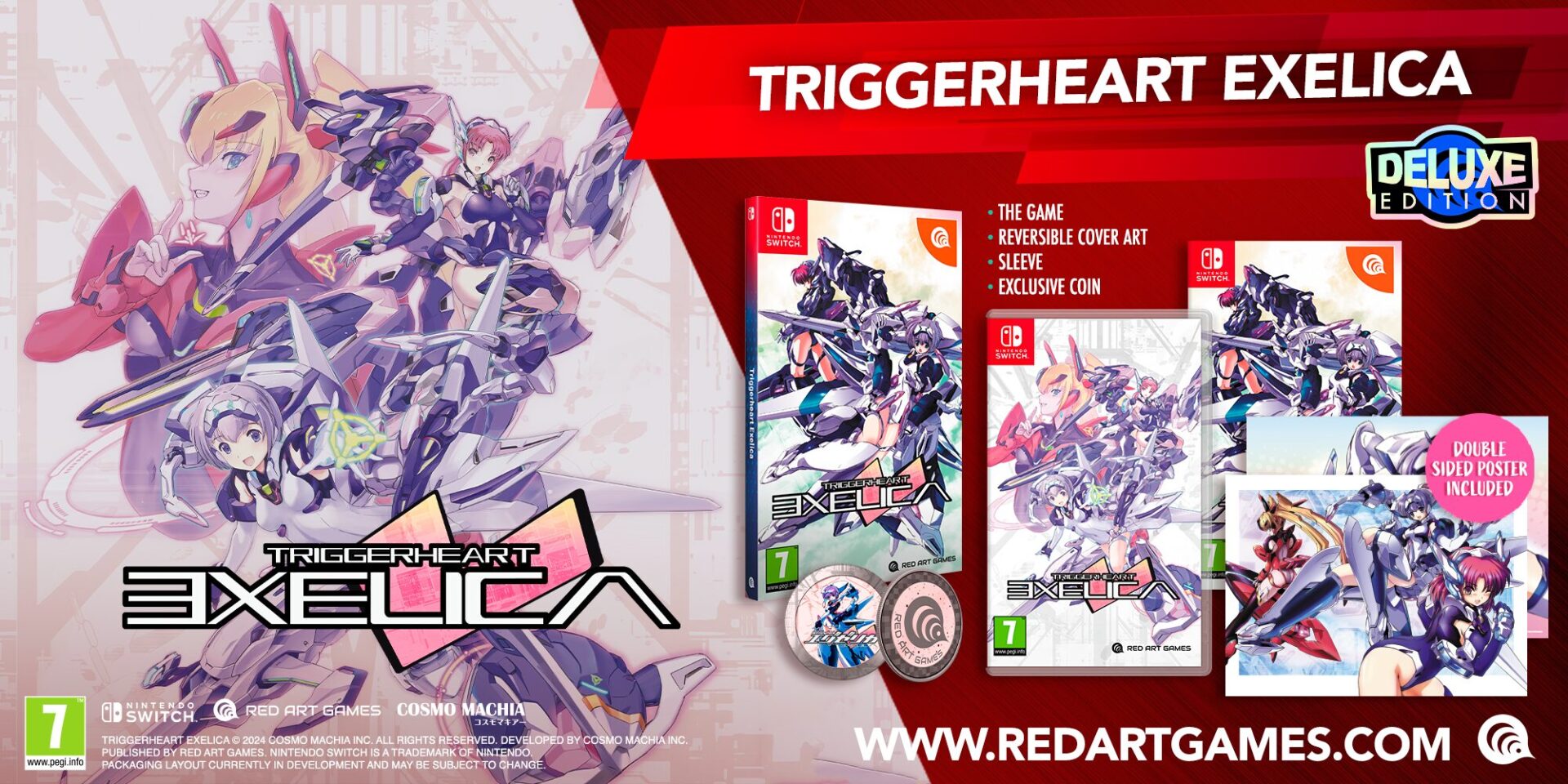 Triggerheart EXELICA for Switch - western physical editions detailed ...