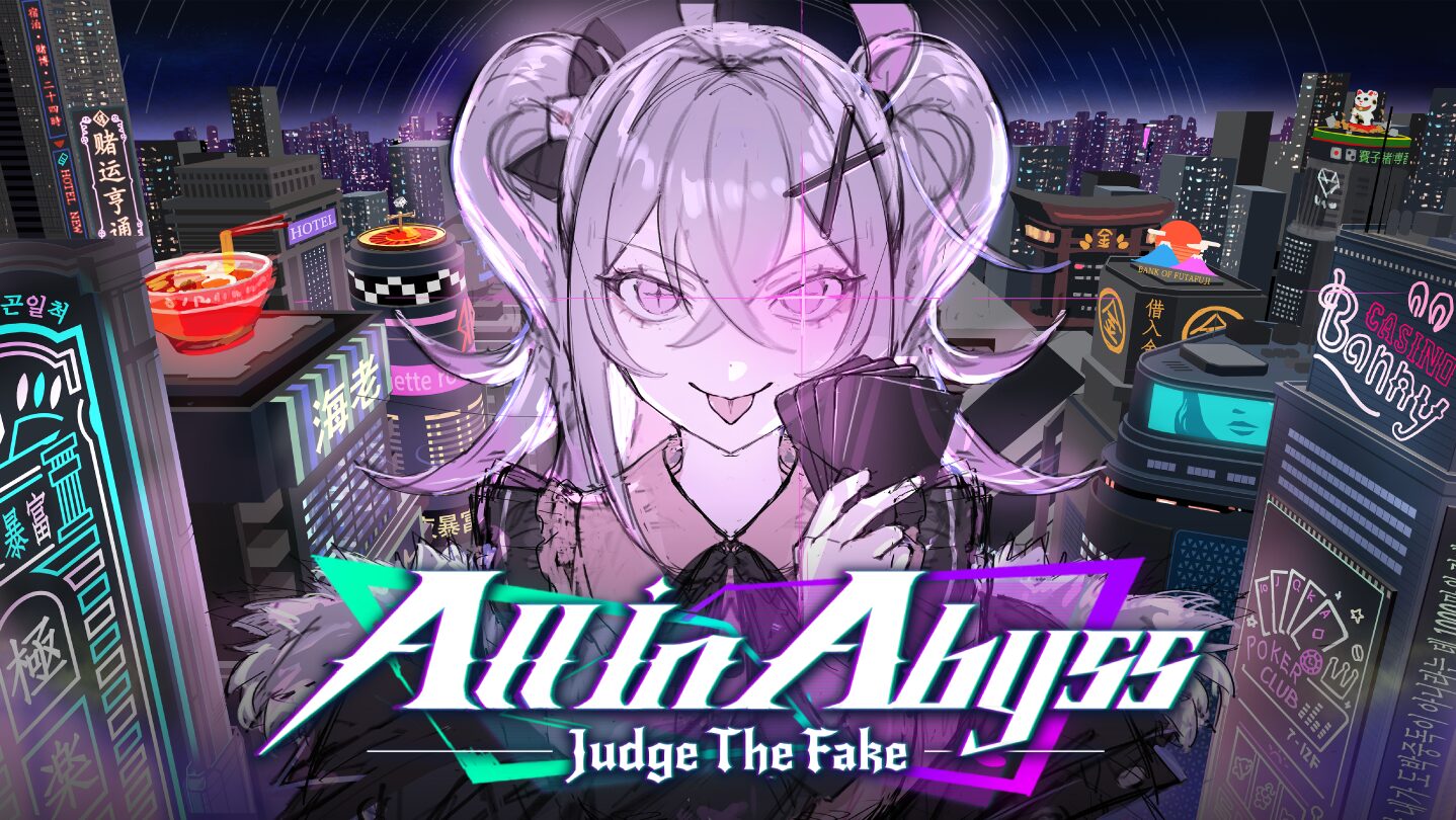 #
      Alliance Arts, ACQUIRE, and WSS playground announce poker-themed adventure RPG All in Abyss: Judge the Fake for PC