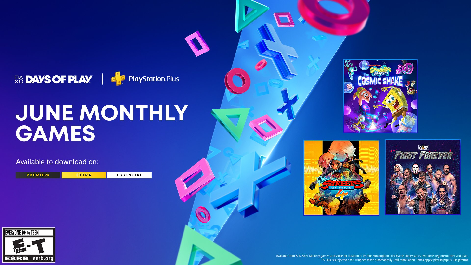 PlayStation Plus Monthly Games; bonus Game Catalog, PS VR2, and PS2
