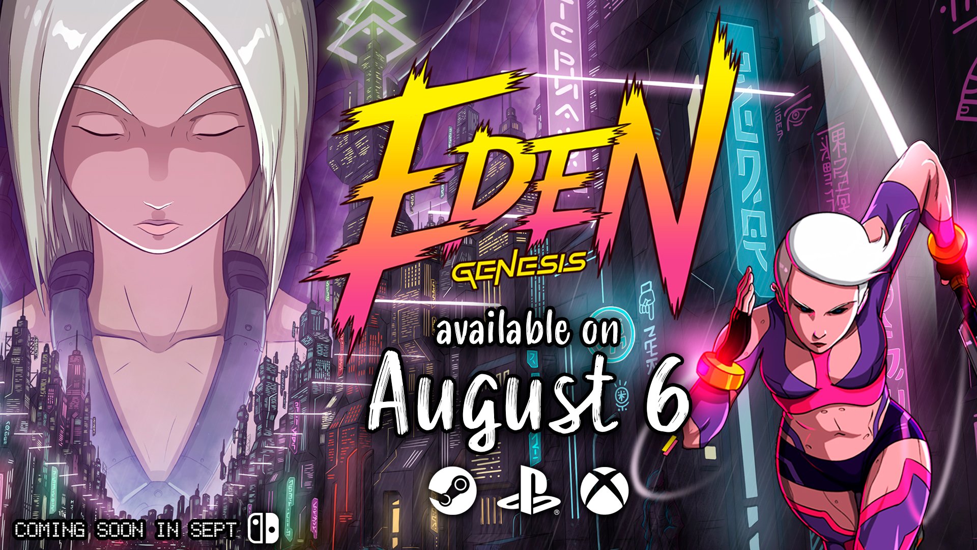 #
      Eden Genesis launches August 6 for PS5, Xbox Series, PS4, Xbox One, and PC; in September for Switch