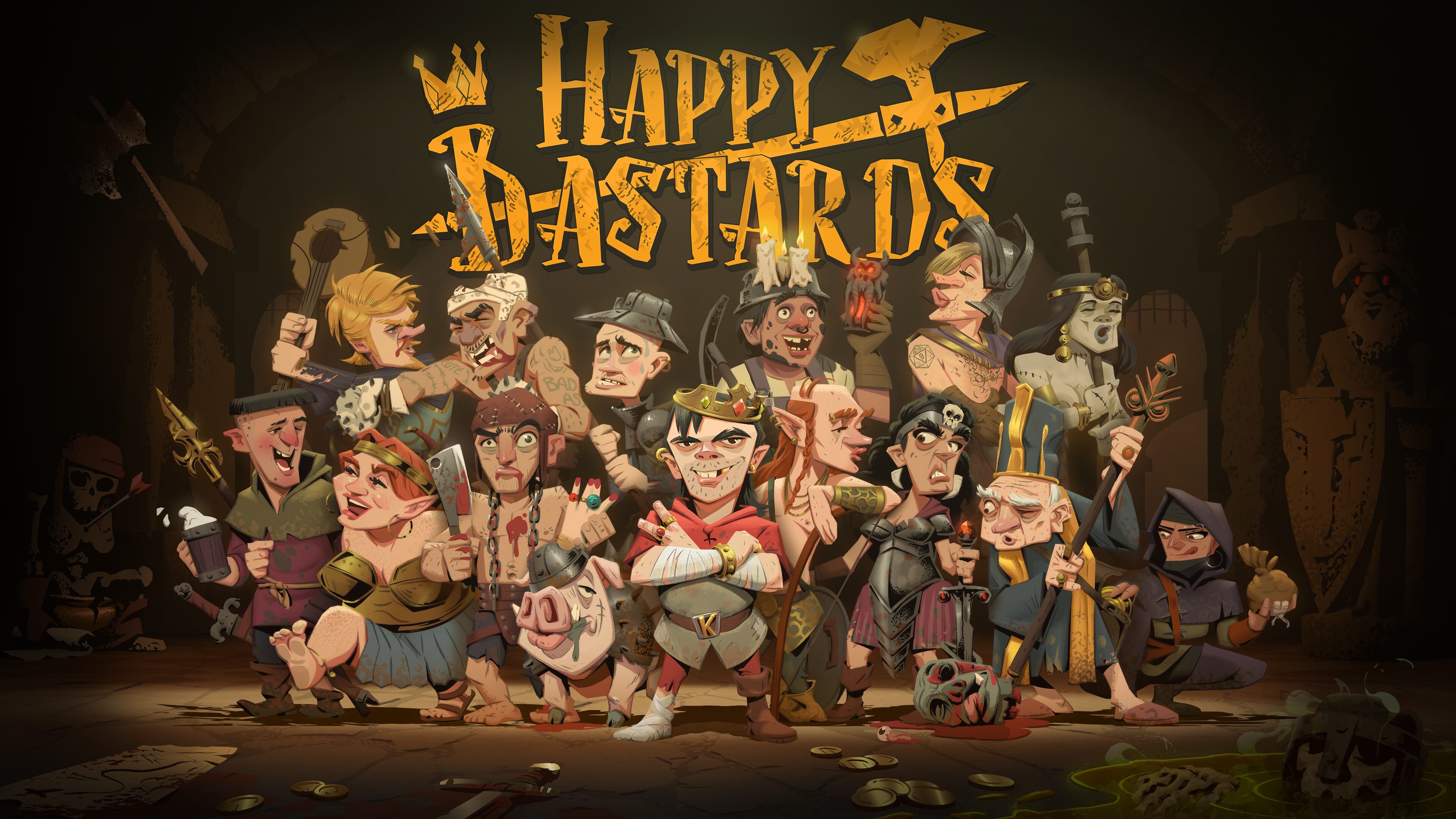 Open-world strategy RPG Happy Bastards announced for PC