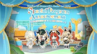 Genshin Impact Version 4.8 Update Special Program
