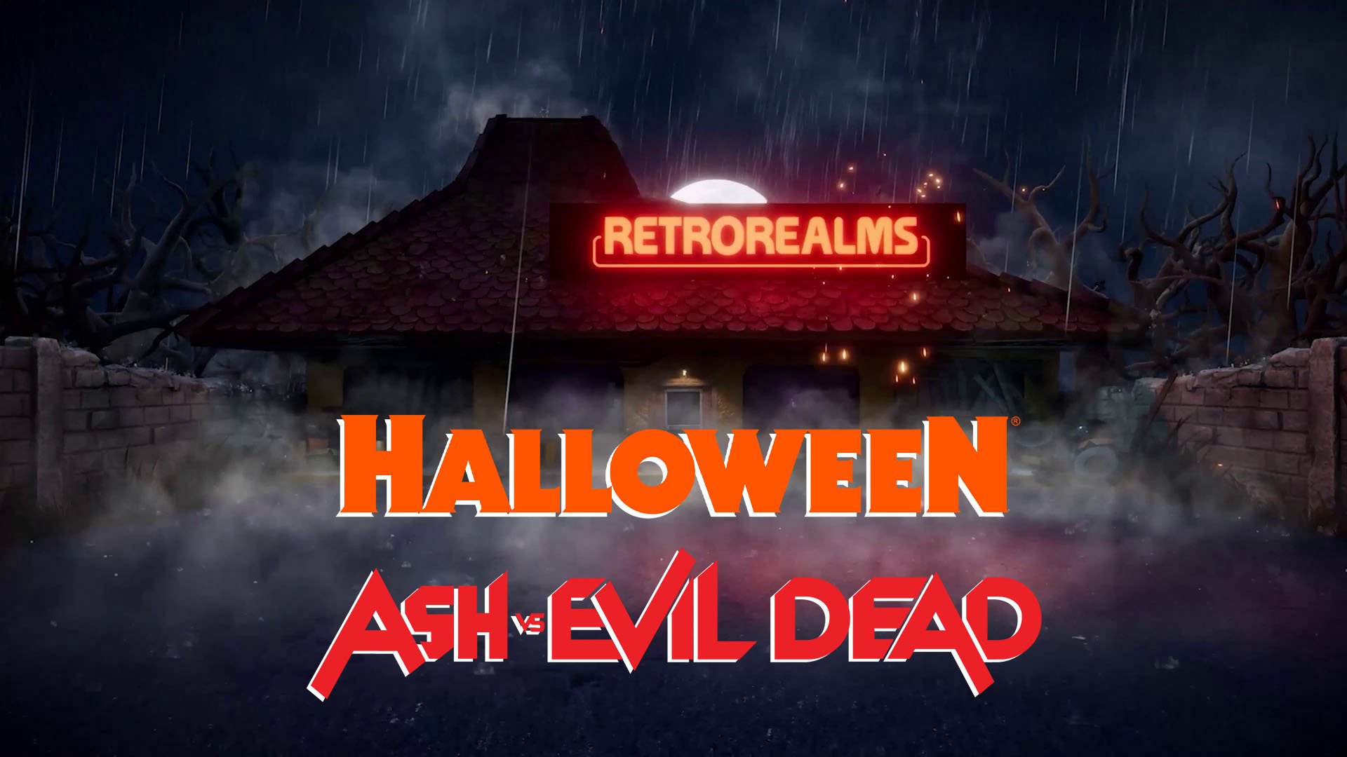 Side-scrolling pixel art platformers RetroRealms: Halloween and RetroRealms: Ash vs Evil Dead announced for PS5, Xbox Series, PS4, Xbox One, Switch and PC