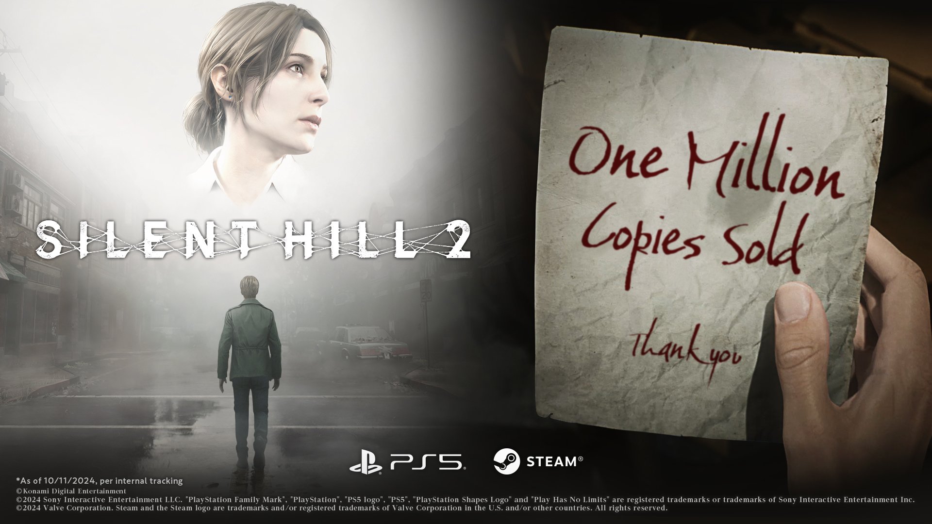 Silent Hill 2 remake shipments and digital sales top one million