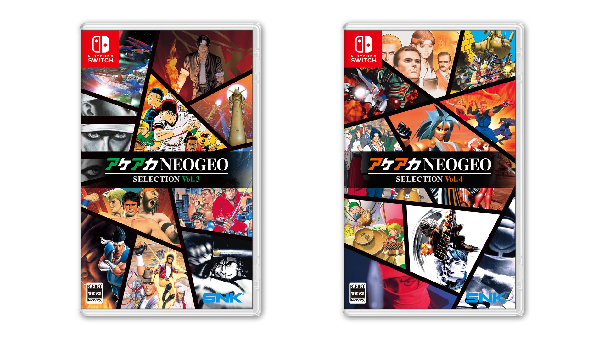 ACA NEOGEO Выбор Том. 3 и 4 анонсированы для Switch