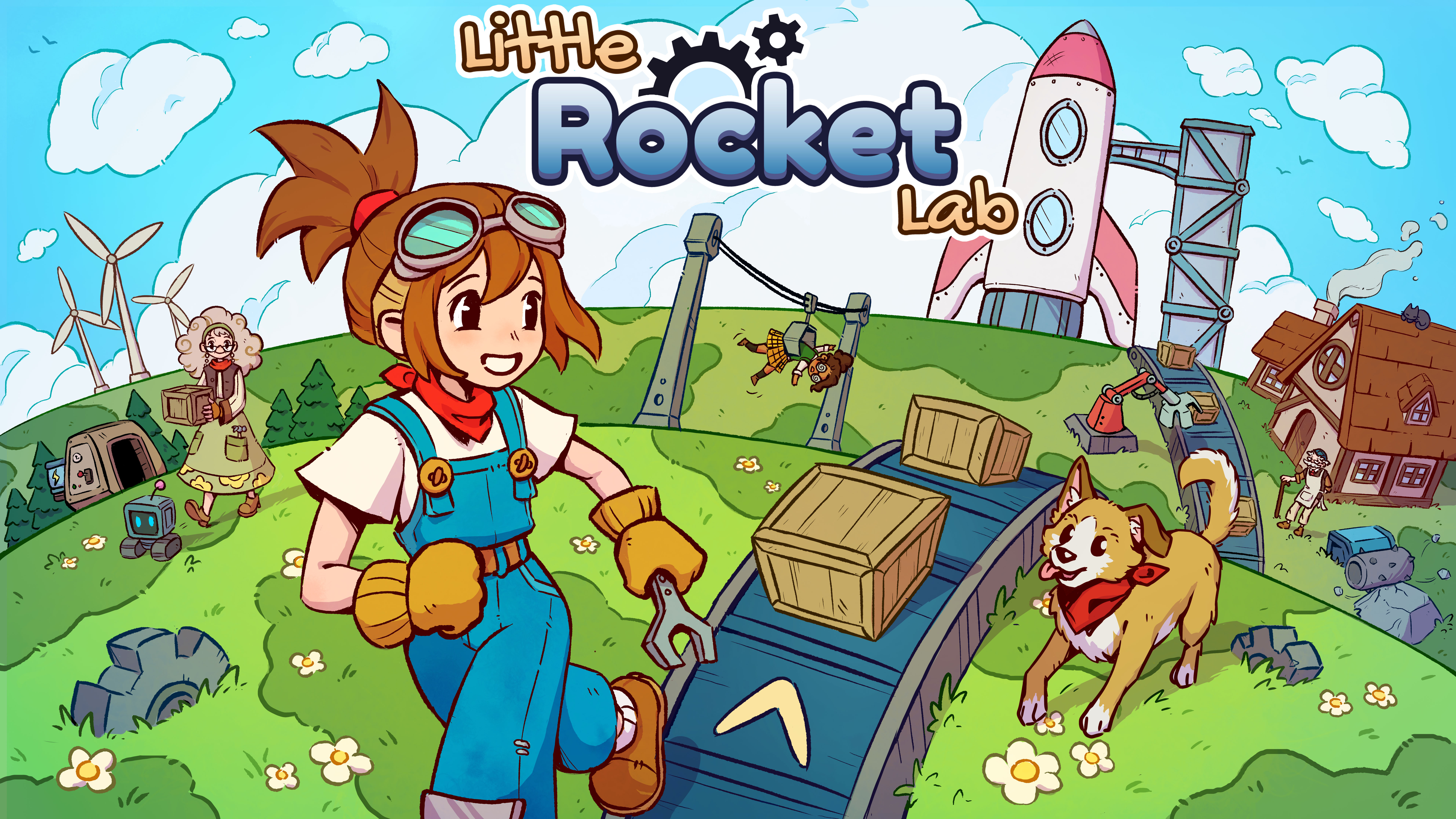 Уютная игра-симулятор производственной линии Little Rocket Lab анонсирована для Xbox Series, Xbox One, Switch и ПК