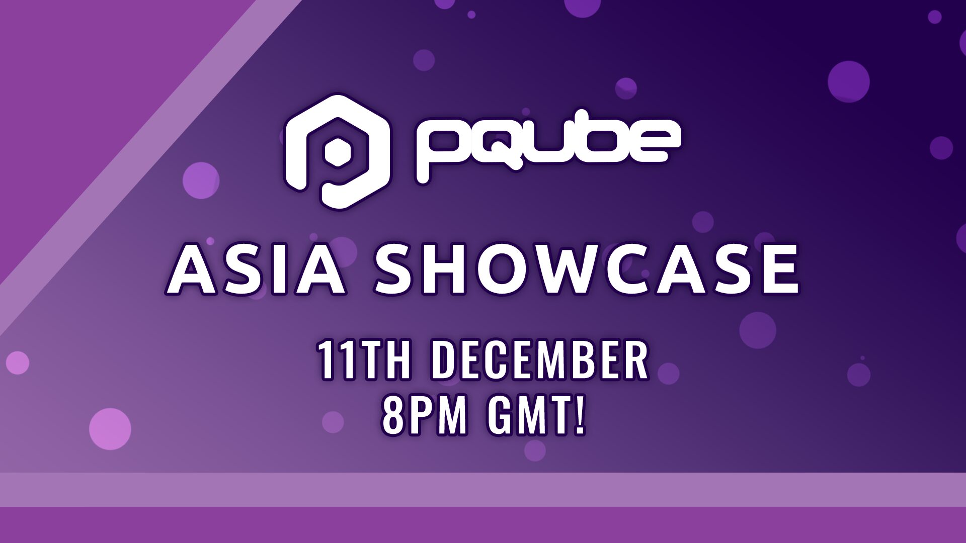 PQube Asia Showcase 2024 состоится 11 декабря