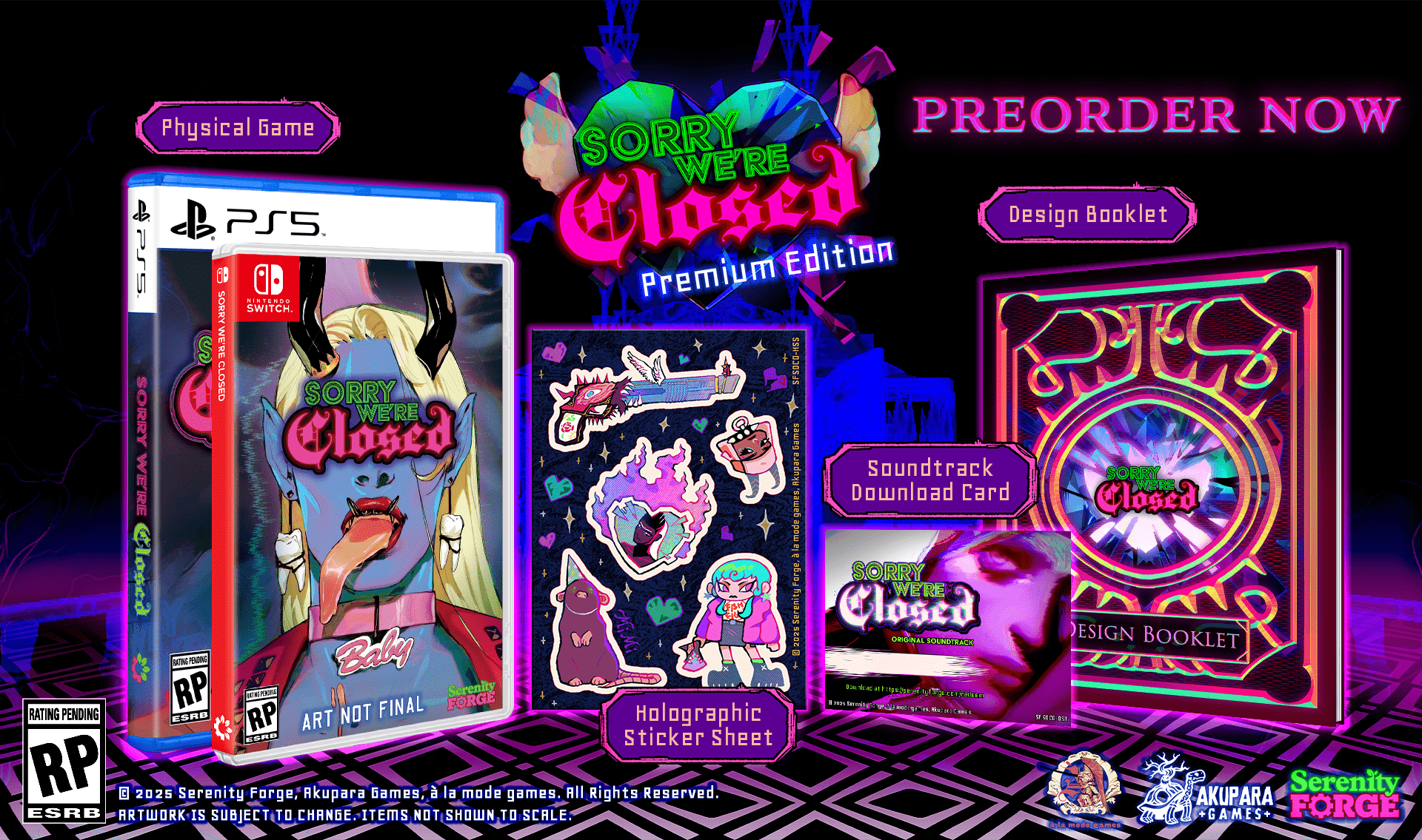 Sorry We’re Closed physical edition announced for PS5, Switch